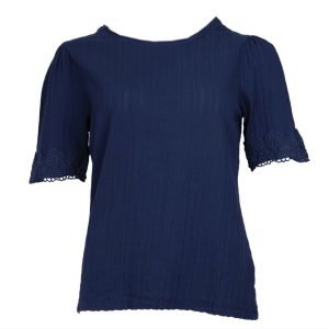 Julie Guerlande Self Stripe T-Shirt Navy. 67Jg2ts540