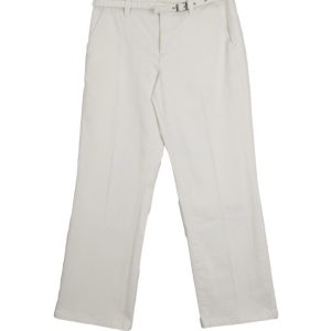 Julie Guerlande Stretch Cotton Trousers Cream. 67Jg2pc100