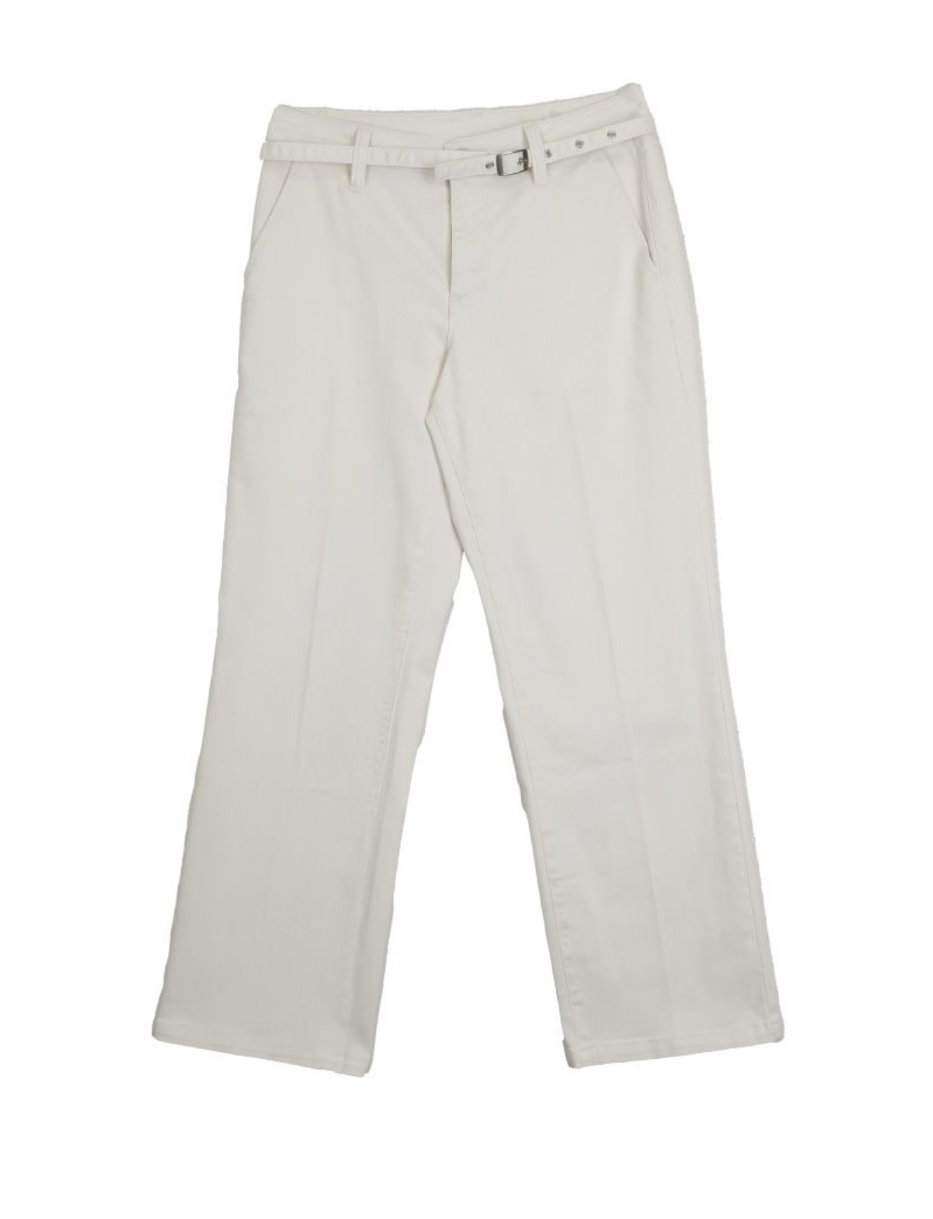 Julie Guerlande Stretch Cotton Trousers Cream. 67Jg2pc100