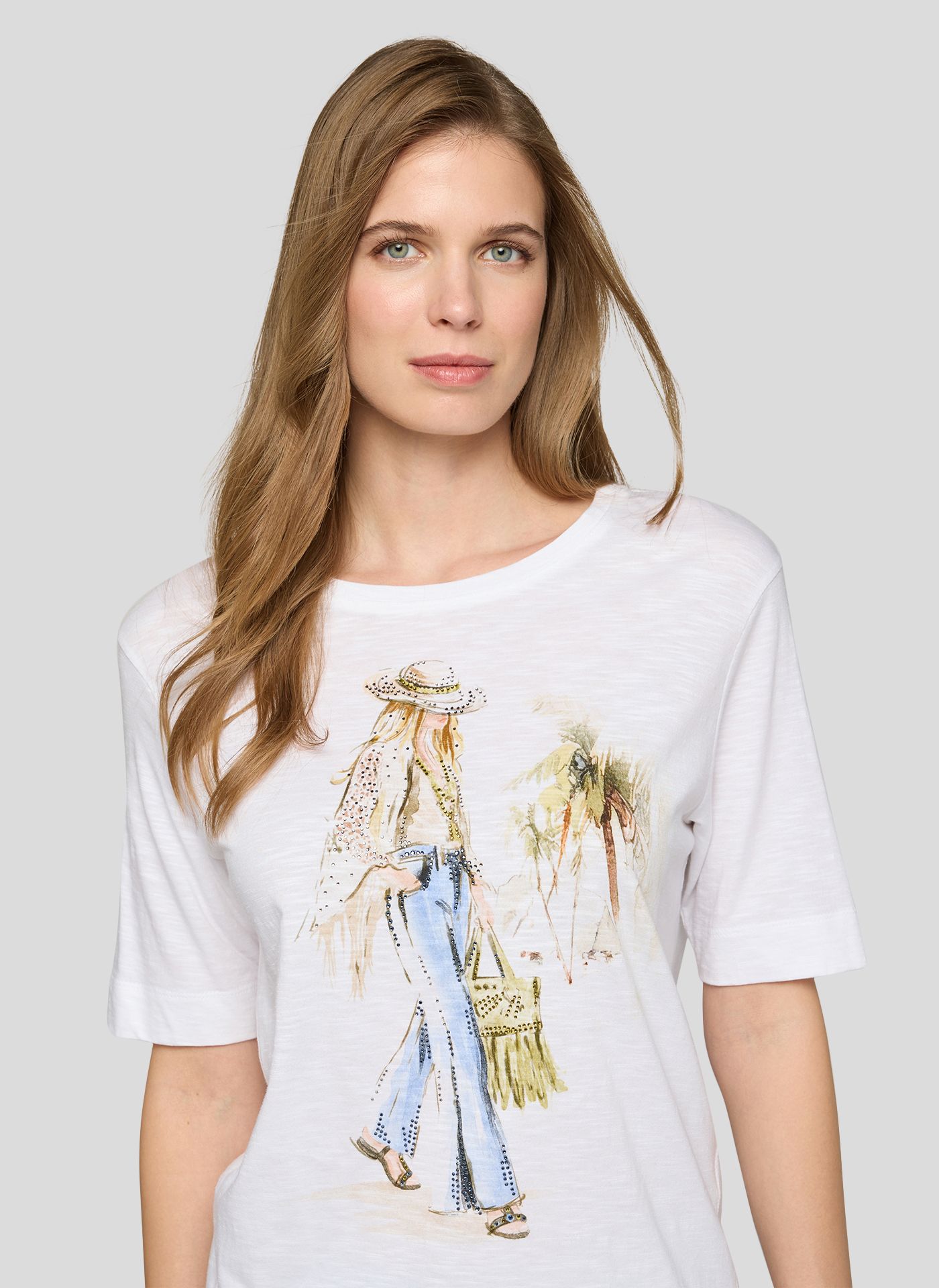Rabe Lady T-Shirt White. 56-122321 - Image 2