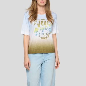 Rabe 2 Tone T-shirt Khaki.       56-122377