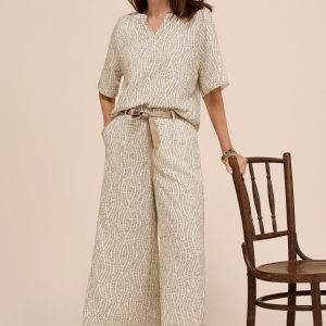 Bianca Parigi Culottes Brown.        70032