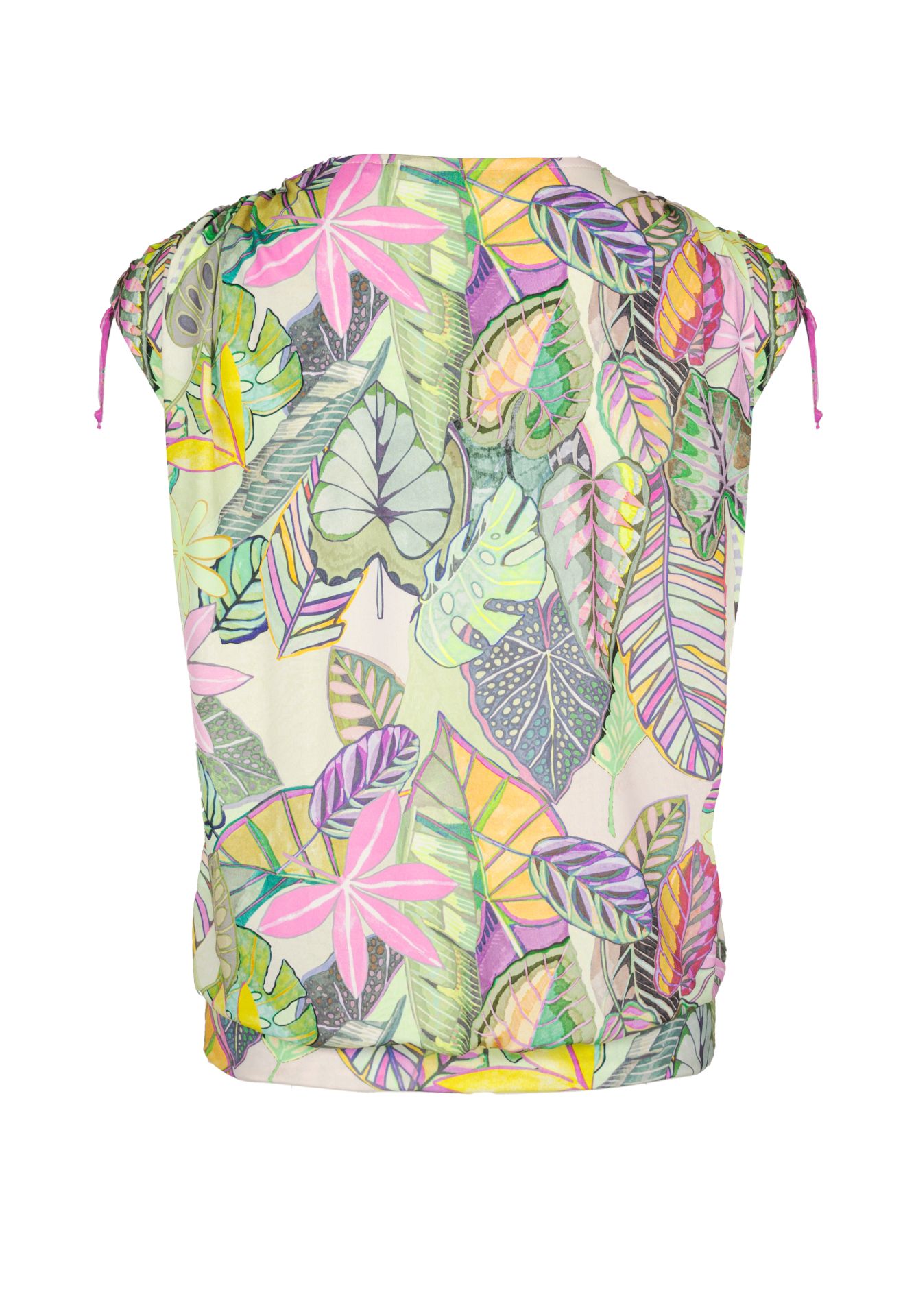 Bianca Julie Print Top Lime. 76032 - Image 5