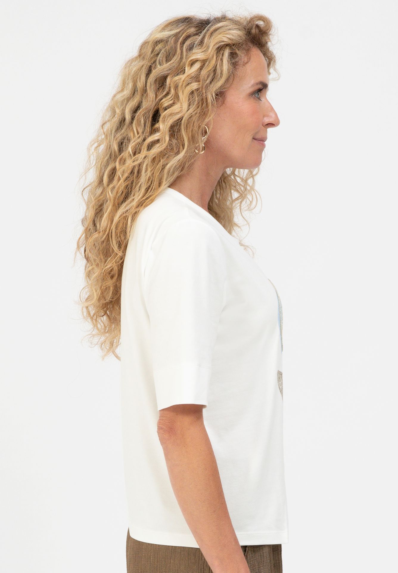 Bianca Dinia Flower Top Cream. 76055 - Image 4