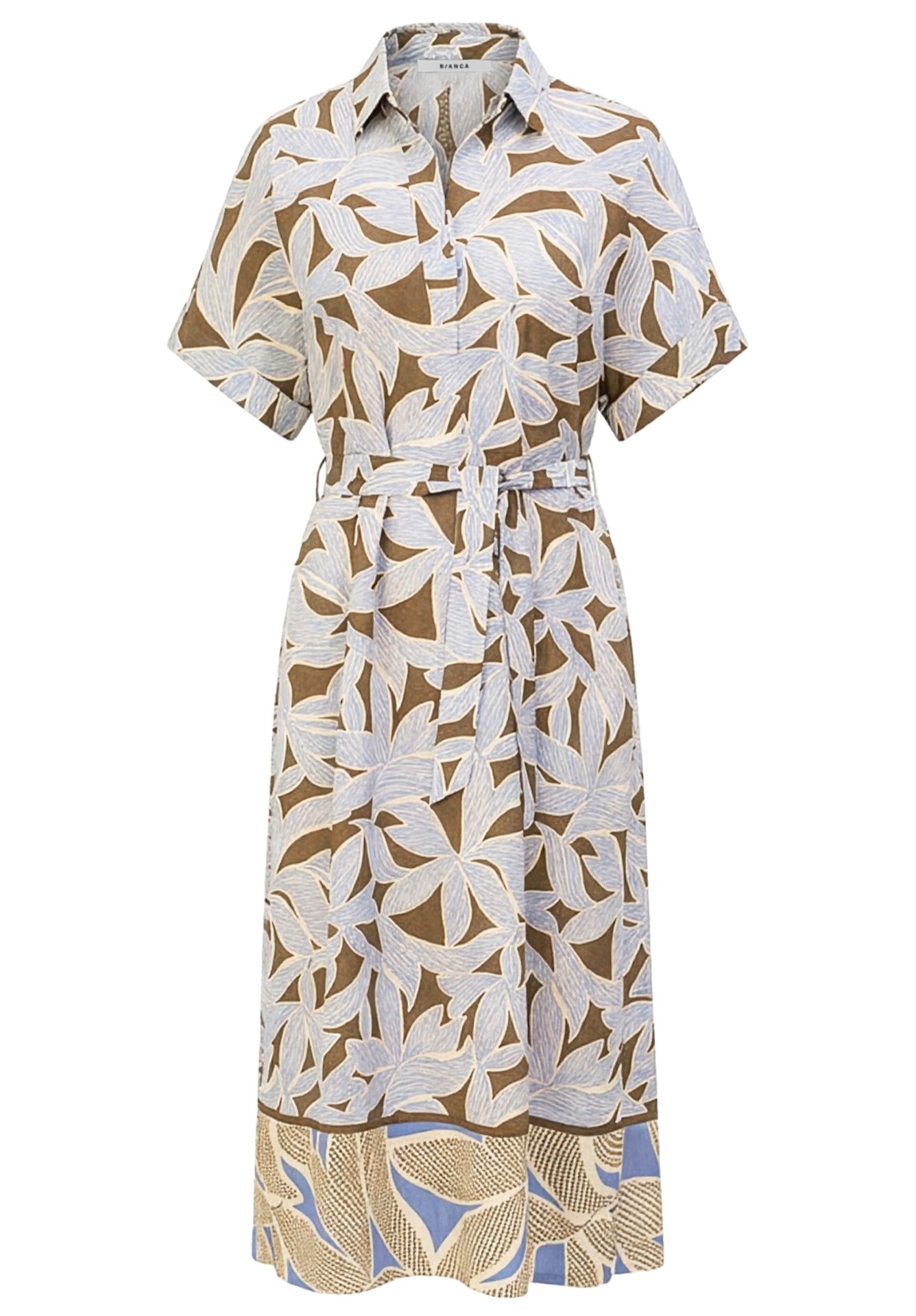 Bianca Selma Print Dress Blue. 77004 - Image 5