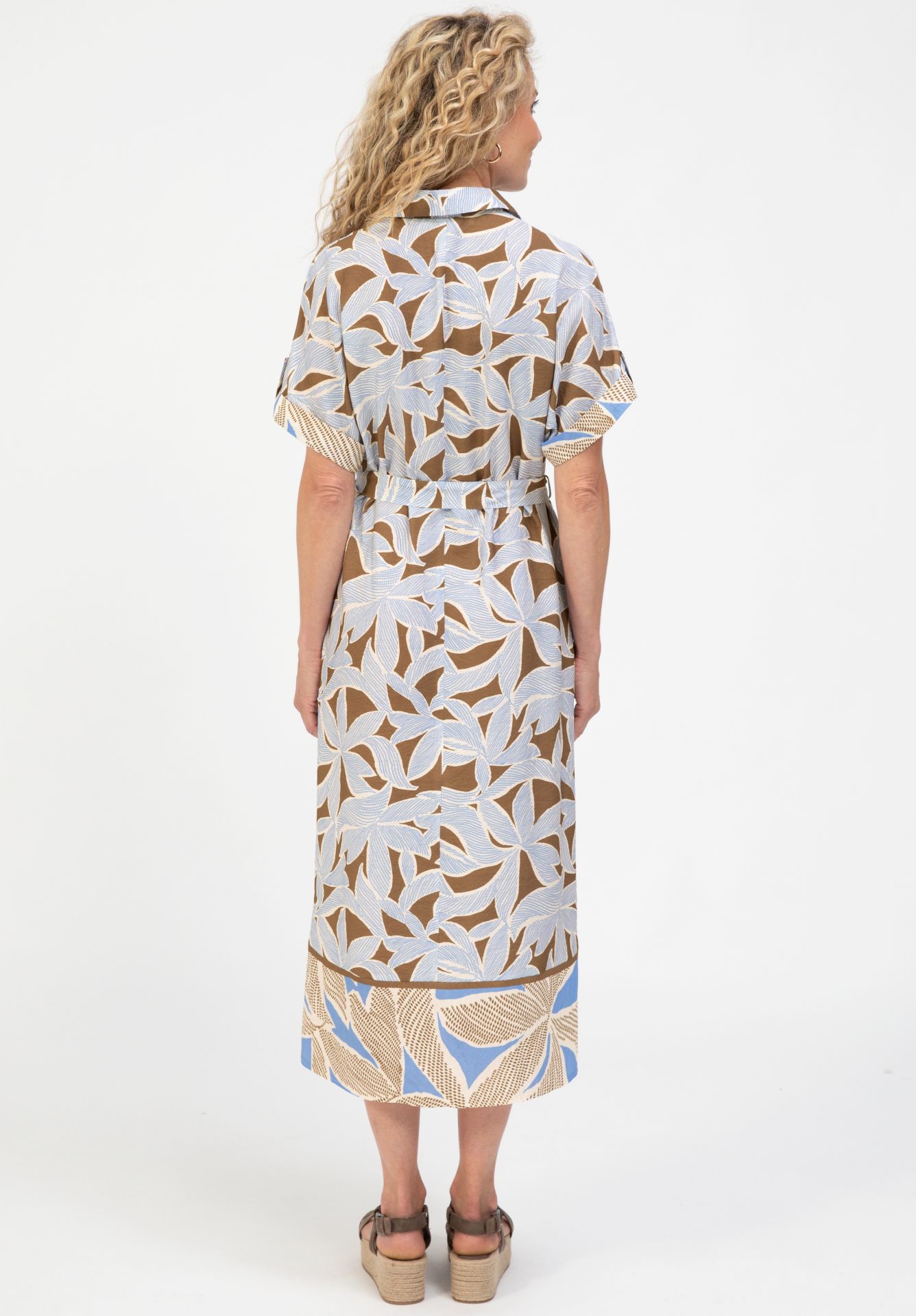 Bianca Selma Print Dress Blue. 77004 - Image 3