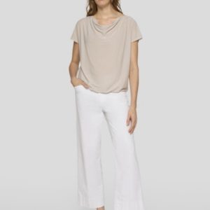 Rabe Cowl Neck Top Champagne.          56-125315
