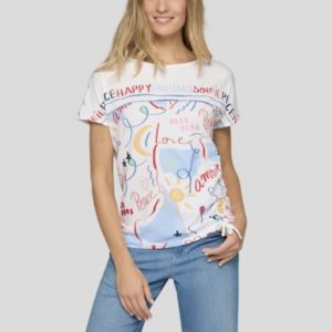 Rabe Happy T-Shirt White.          56-124324