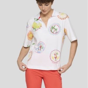 Rabe Tropical T-Shirt White.            56-124381