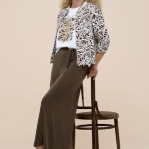 Bianca Parigi Plain Culottes Chocolate.      70151