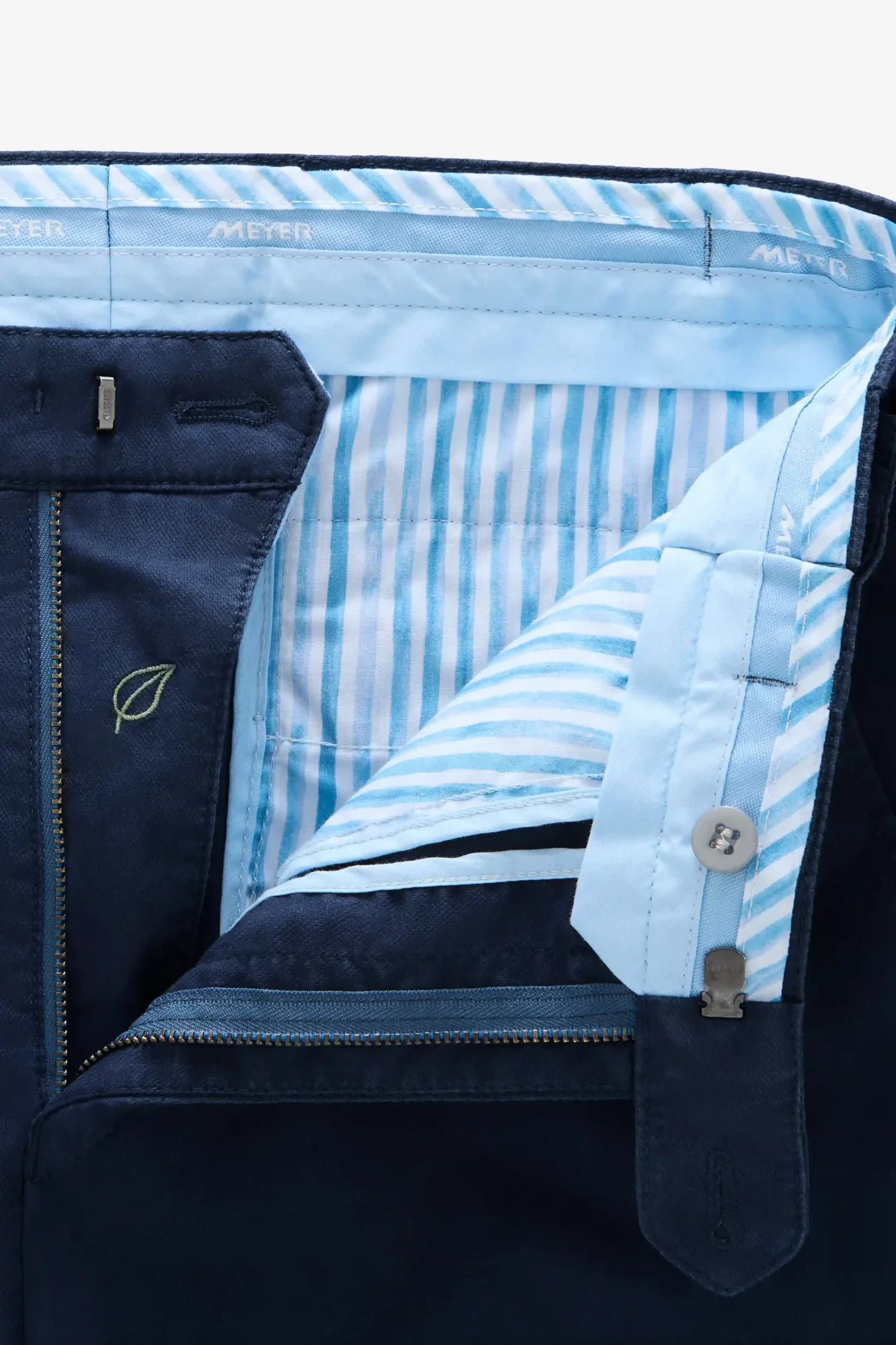Meyer Oslo Flex Chinos 1-5074/19 Navy - Image 3