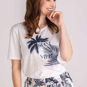 Frank Walder Summer T-Shirt Cream.        503460