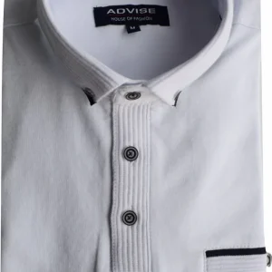 Advise Polo Shirt White. Polo317