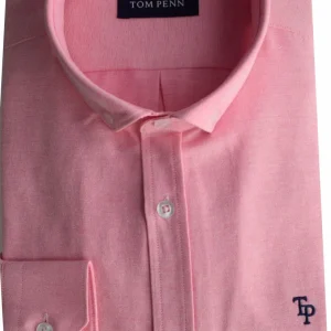 Tom Penn Oxford Shirt Berry.       Tp330/Ber