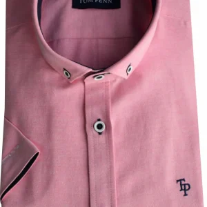 Tom Penn S/S Oxford Shirt Berry.       Tp828