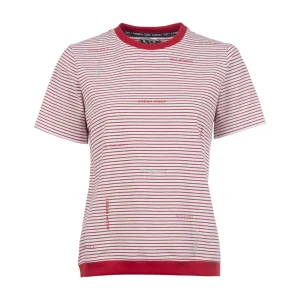 Sequesto Stripe T-Shirt Poppy.         6180-505701