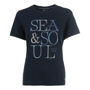 Sequesto Sea & Soul Tee Navy.          6180-505772