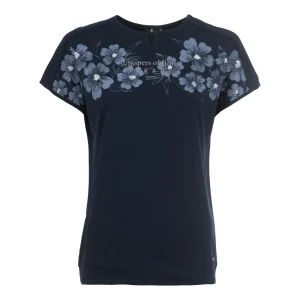 Sequesto Flower T-Shirt Navy.         6180-505780