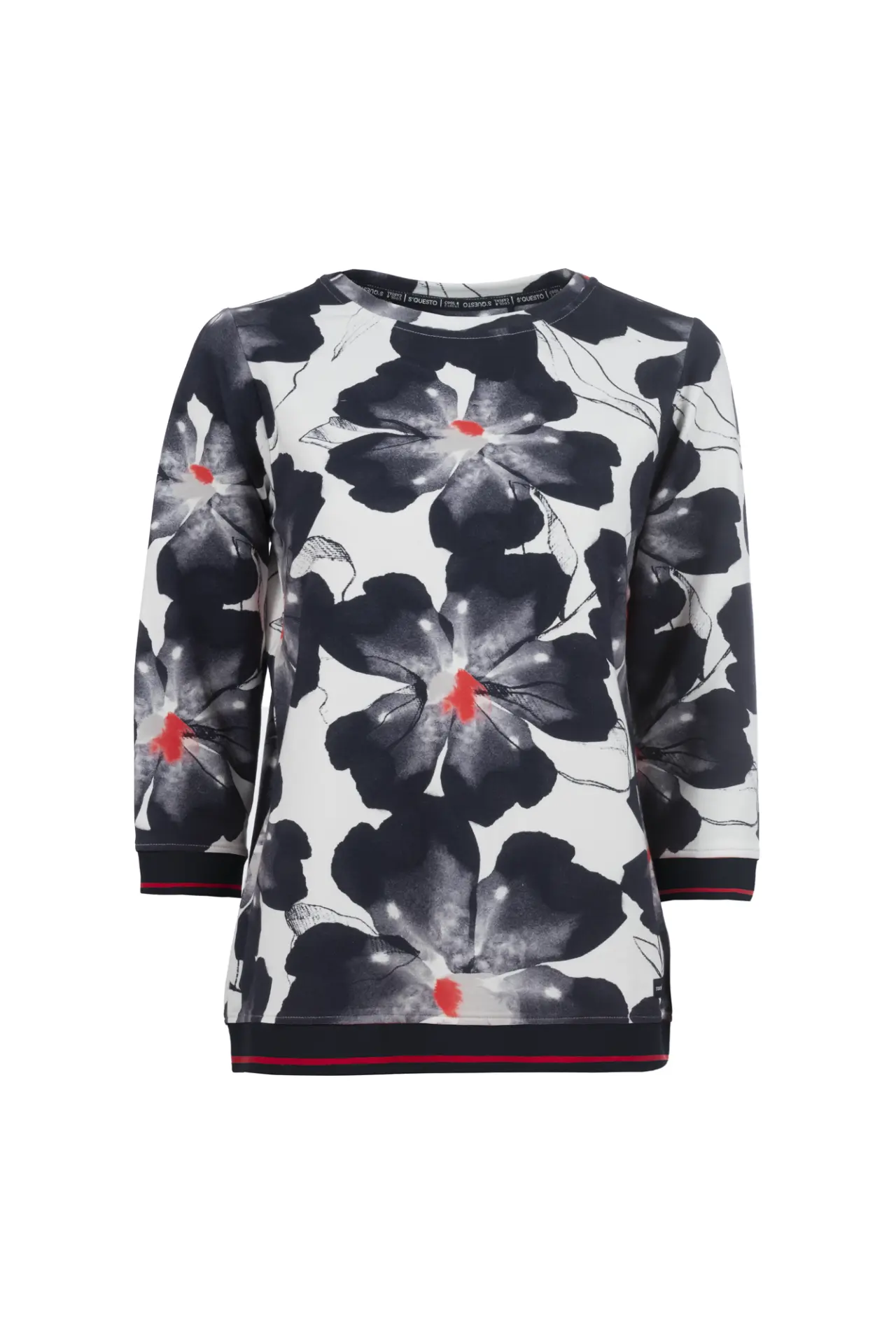 Sequesto Print Sweat Navy. 6210-505761
