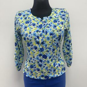 Yew 3 Button Top Lime.         2531B/Lme