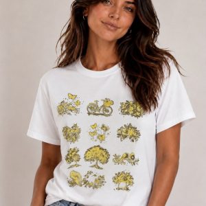 Print T-Shirt Yellow.           252/Ylw