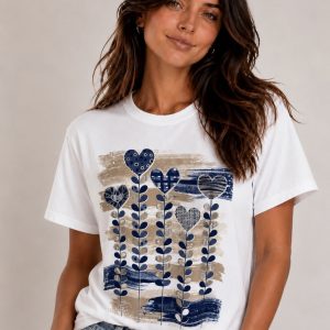 Print T-Shirt Blue.        252/Blu