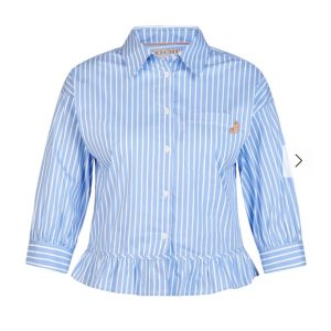 LMCT Frill Bottom Shirt Blue.                56-621107