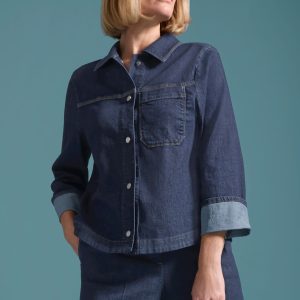 Bianca Katherin Denim Jacket 84010 Dark Wash