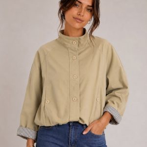 Fashion Jacket Beige.          Cv701/Bge