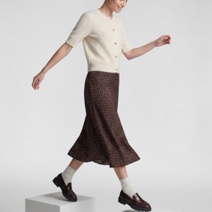 Rabe Polkadot Skirt Brown.        57-111142