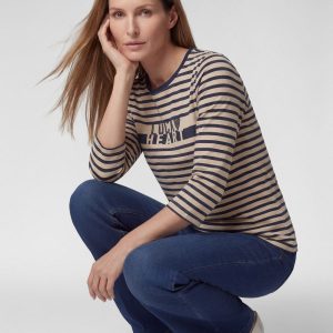 Rabe Stripe Top Navy.        57-113357