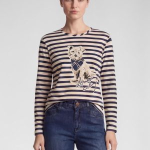 Rabe Stripe Doggy Top Navy.         57-113376