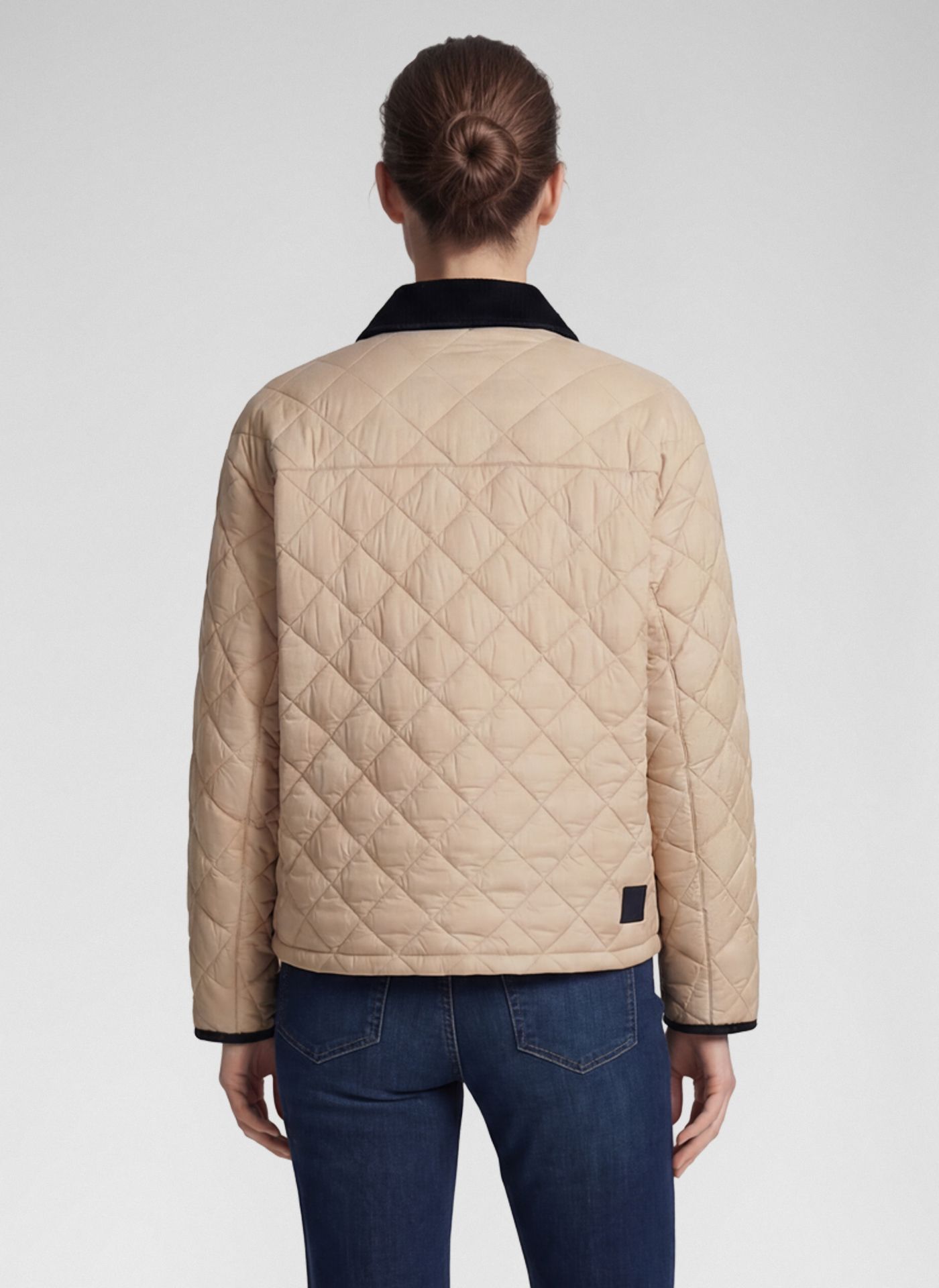 Rabe Quilted Jacket Cream. 57-113821 - Image 4