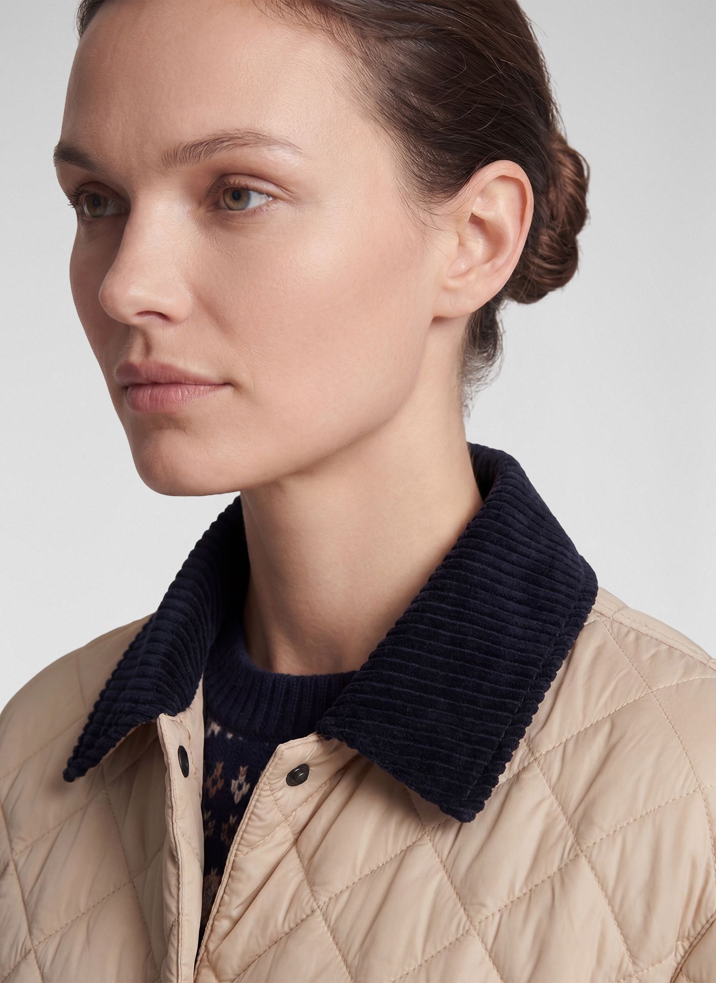 Rabe Quilted Jacket Cream. 57-113821 - Image 2