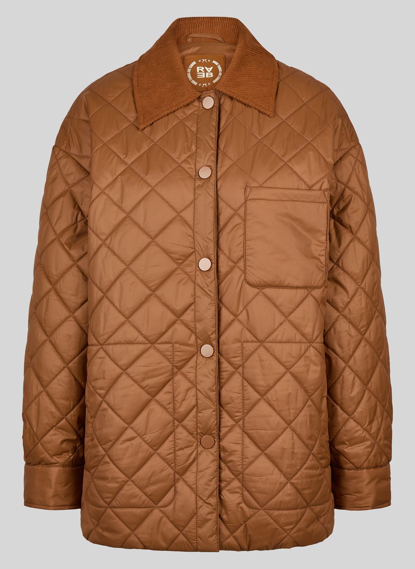 Rabe Quilted Jacket Tan. 57-121821 - Image 5