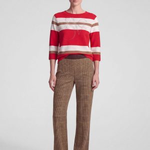 Rabe Stripe Sweatshirt Red.       57-122367