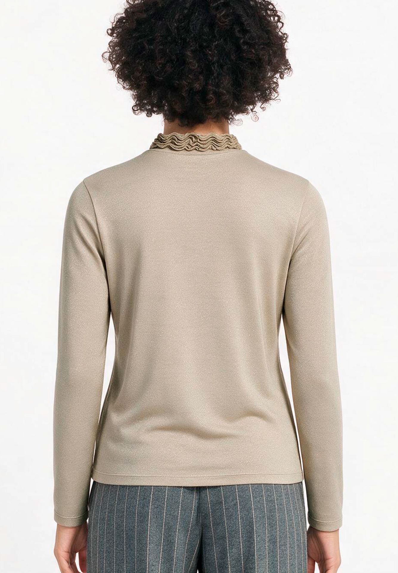 Bianca Greta Lurex Top Champagne. 86069 - Image 2