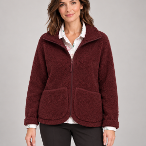 MXO Zip Fleece Burgundy        54237/Bur