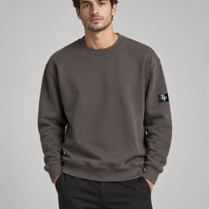 Tom Penn R/N Sweatshirt Slate. Tpsw027/Slte
