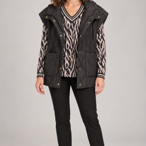 Art Quilted Gilet Chocolate          2208