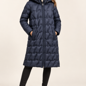 Etage Long Quilted Jacket Ink.        1456-153