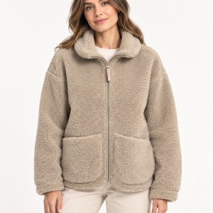 MXO Zip Fleece Taupe.         54237/Tpe