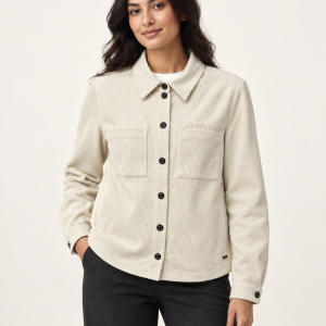 S'Questo Cord Over Shirt Cream.             6160-506240
