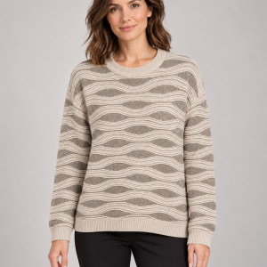 Marinello Lurex Jumper            55227 Biscuit