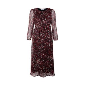 Julie Guerlande Polkadot Dress Wine.         68Jg2ro310