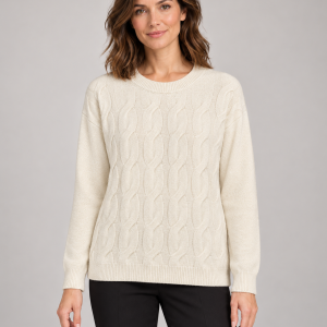 Marinello Cable Knit Sweater 55281 Cream