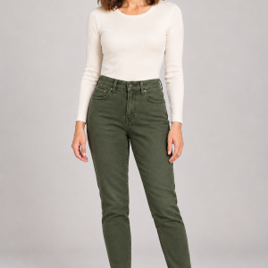 A & L Jessica Mom Jeans H6969/Kki Khaki