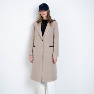 Hongo Long Coat Taupe.        5522