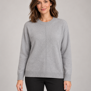 Marinello Lurex Jumper Silver.        55206/Sil Silver