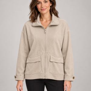 Mxo Alcantara Zip Jacket Pearl      54211